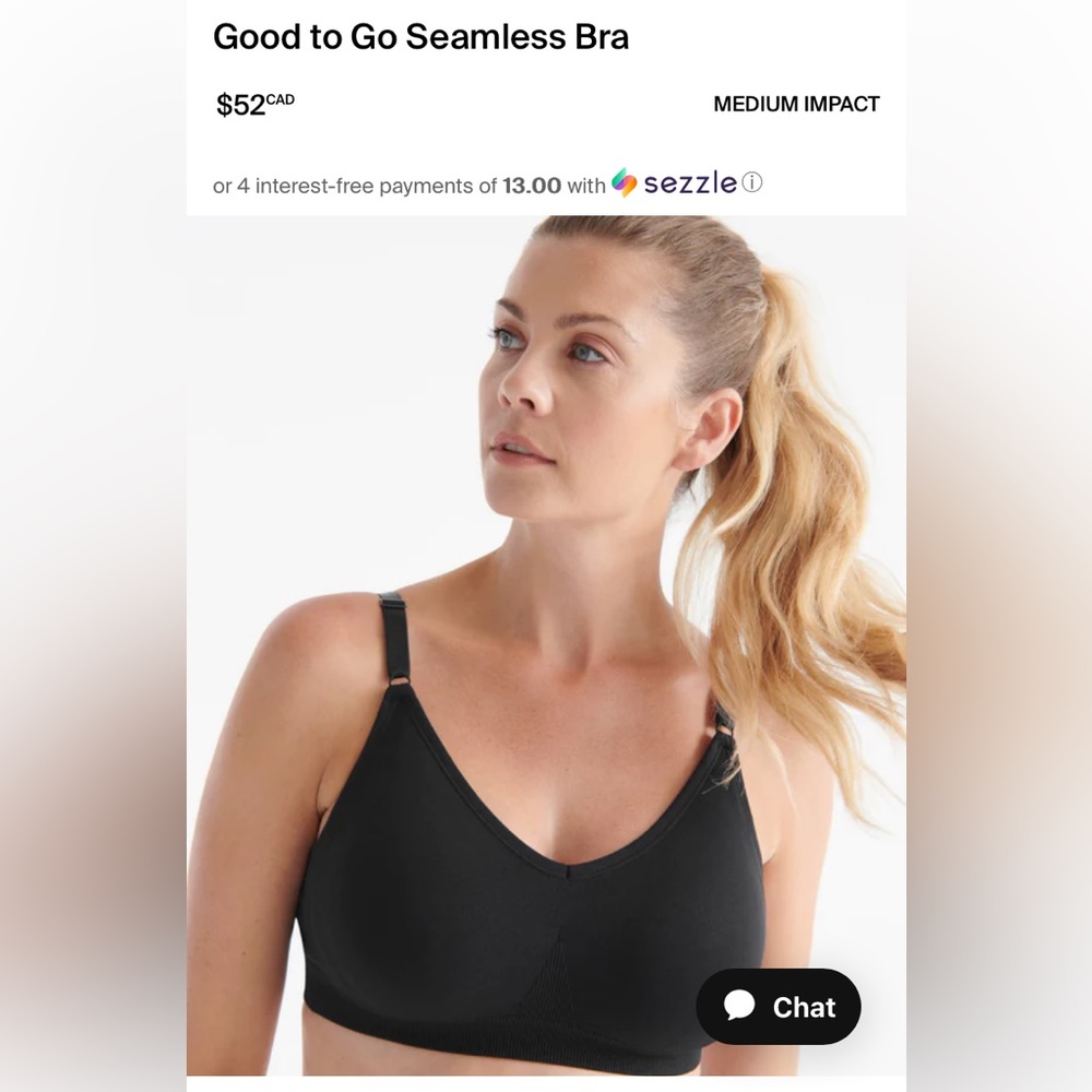 Brand new Knix “Good to go” seamless bra